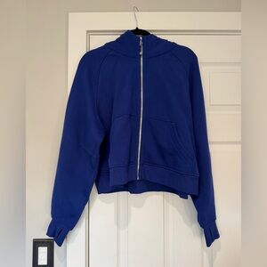 Auth. ✅ NWOT Lululemon Full Zip Scuba in “Deep Blue/Silver” Size M/L💙